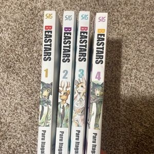 Beastars Manga Volumes 1,2,3&4